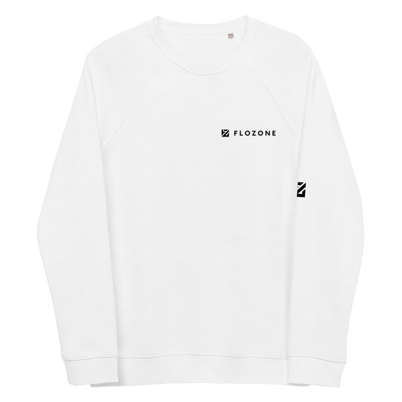 Unisex organic raglan sweatshirt - Flozone