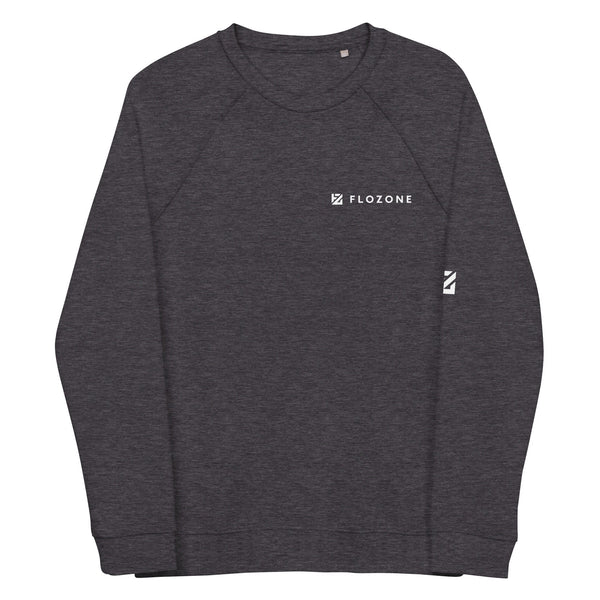 Unisex organic raglan sweatshirt (W) - Flozone